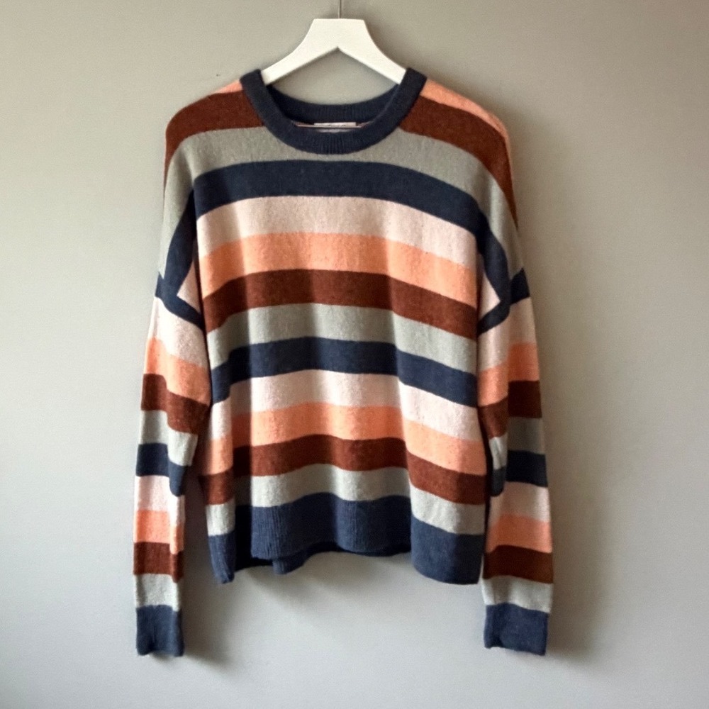 NWOT Madewell Crewneck Merino Alpaca Wool Blend Sweater Women's Large